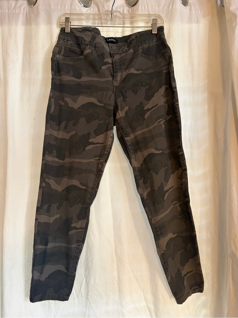 d. jeans Women's Skinny Camo Print Jeans - Olive Tones